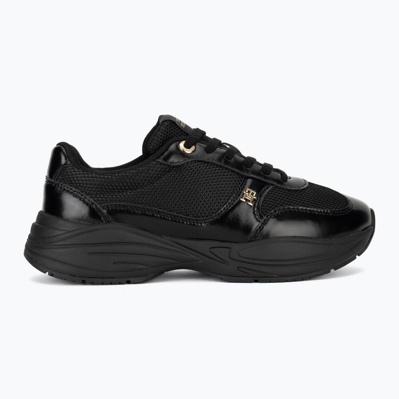 Moteriški batai Tommy Hilfiger ModernRunner Shiny Leather black 2