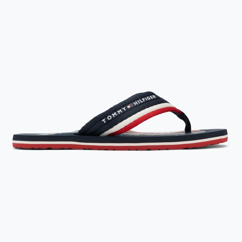 Vyriškos šlepetės per pirštą Tommy Hilfiger Patch Print desert sky 2