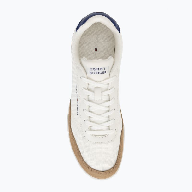 Vyriški batai Tommy Hilfiger Low Pro Cupsole Nylon Suede Mix ecru 5