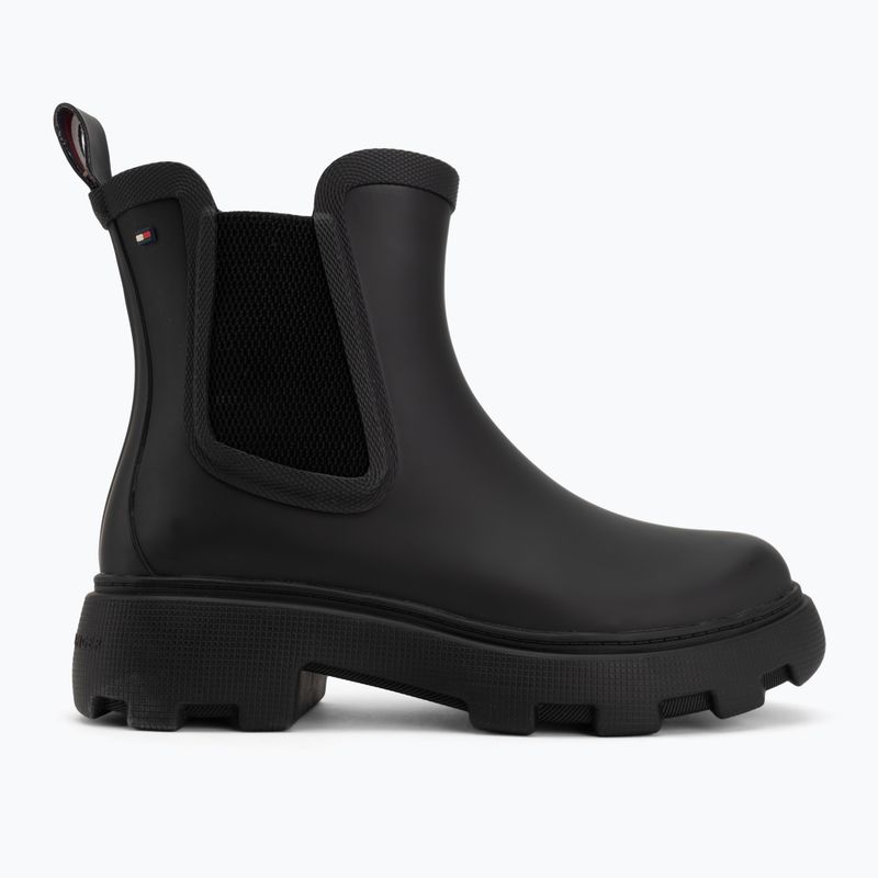 Moteriški guminiai batai Tommy Hilfiger Rubber Flag Cleated black 2