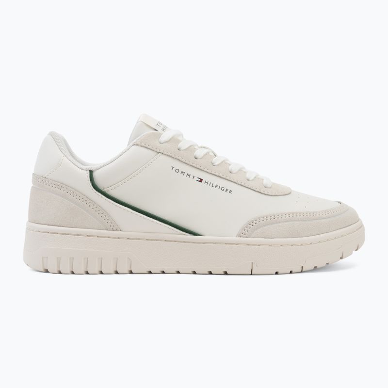 Vyriški batai Tommy Hilfiger Basket Core Leather Suede Mix ecru/street green 2