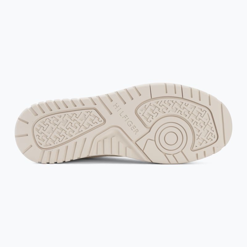 Vyriški batai Tommy Hilfiger Basket Core Leather Suede Mix ecru/street green 4