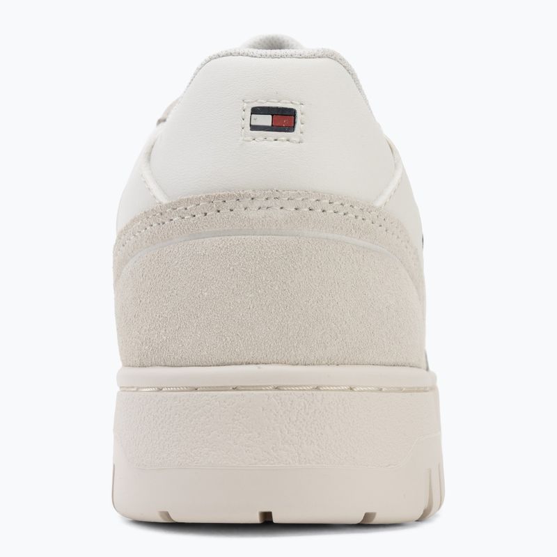 Vyriški batai Tommy Hilfiger Basket Core Leather Suede Mix ecru/street green 6