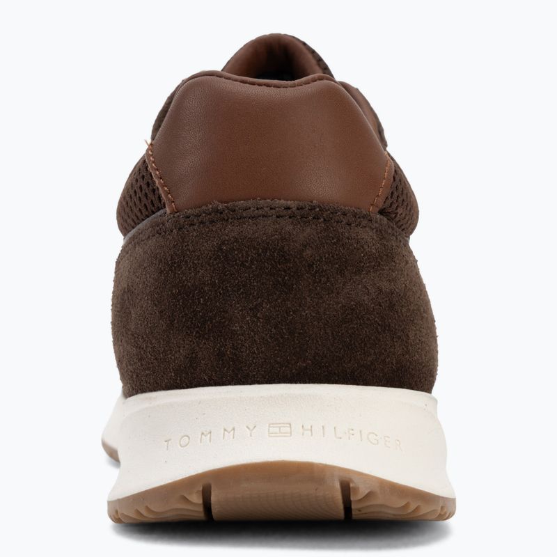 Vyriški batai Tommy Hilfiger Runner Suede Mix cocoa tracksuits 6