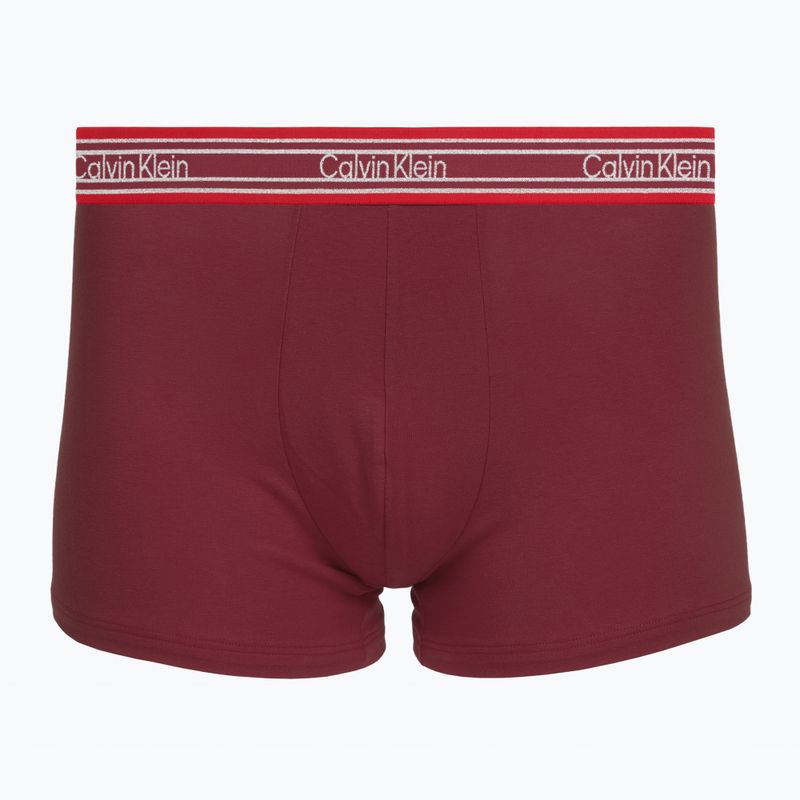 Vyriškos trumpikės Calvin Klein LV00NB4615 Trunk black/established red/goji berry 3