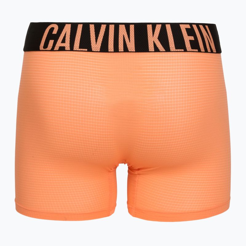 Vyriškos trumpikės Calvin Klein LV00NB4665 Boxer Brief black/olive night/orange frosting 3