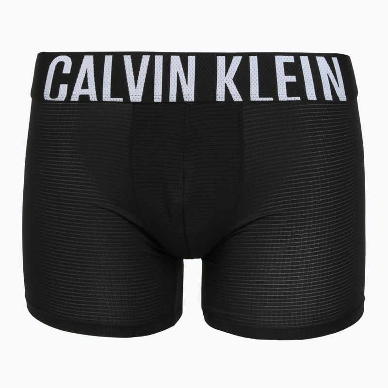 Vyriškos trumpikės Calvin Klein LV00NB4665 Boxer Brief black/olive night/orange frosting 5