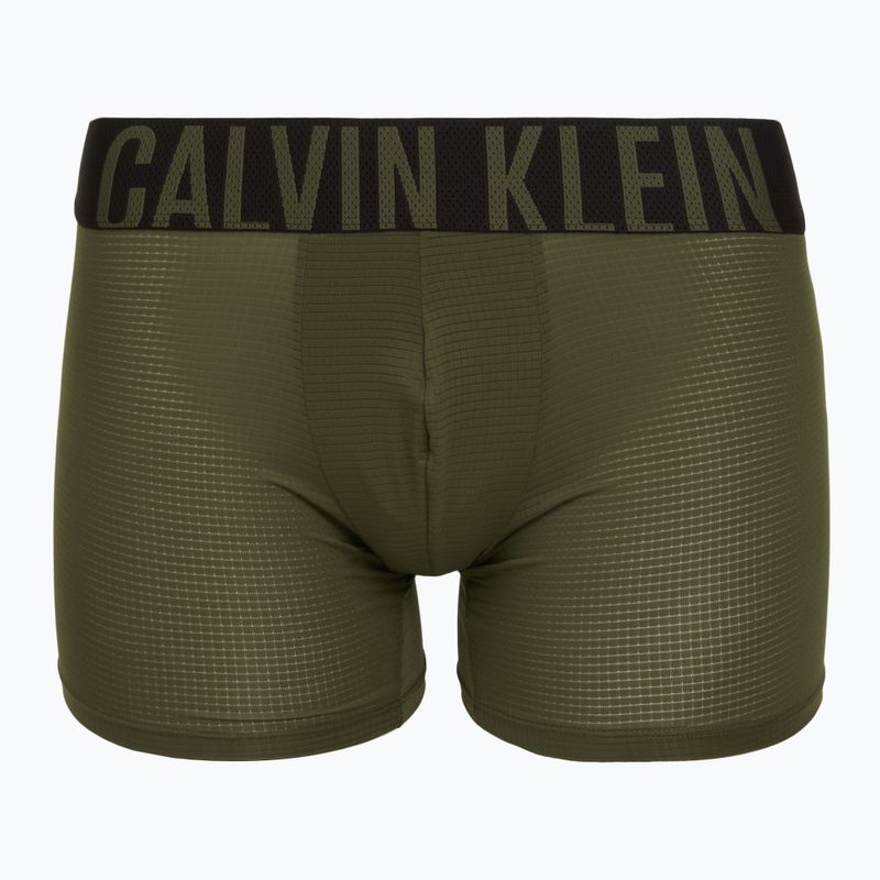 Vyriškos trumpikės Calvin Klein LV00NB4665 Boxer Brief black/olive night/orange frosting 6