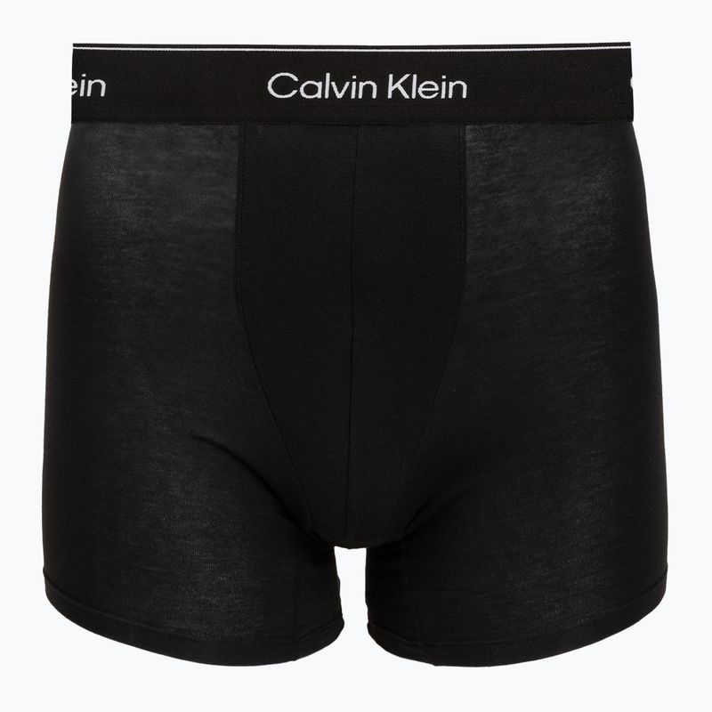 Vyriškos trumpikės Calvin Klein LV00NB4394 Brief black/harbor mist/dark purple w/ dt 2
