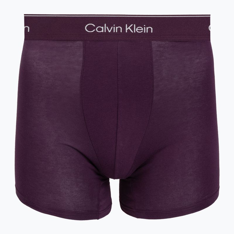 Vyriškos trumpikės Calvin Klein LV00NB4394 Brief black/harbor mist/dark purple w/ dt 3