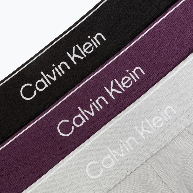 Vyriškos trumpikės Calvin Klein LV00NB4394 Brief black/harbor mist/dark purple w/ dt 6