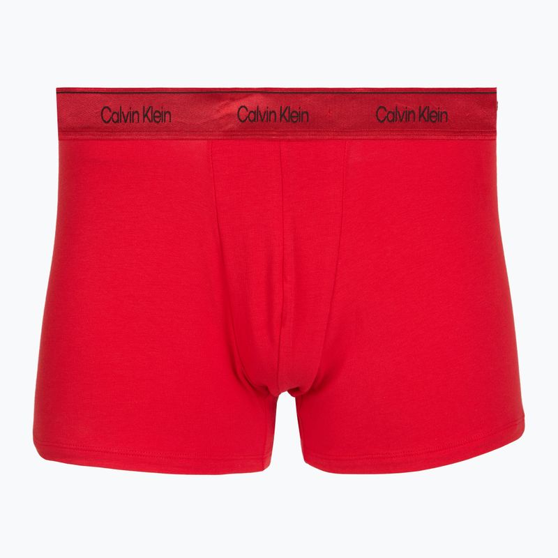 Vyriškos trumpikės Calvin Klein LV00NB4575 Trunk black/goji berry/black 2