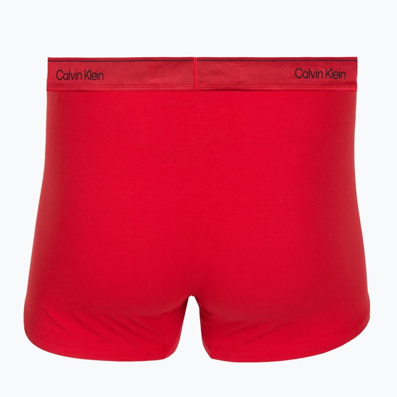 Vyriškos trumpikės Calvin Klein LV00NB4575 Trunk black/goji berry/black 4