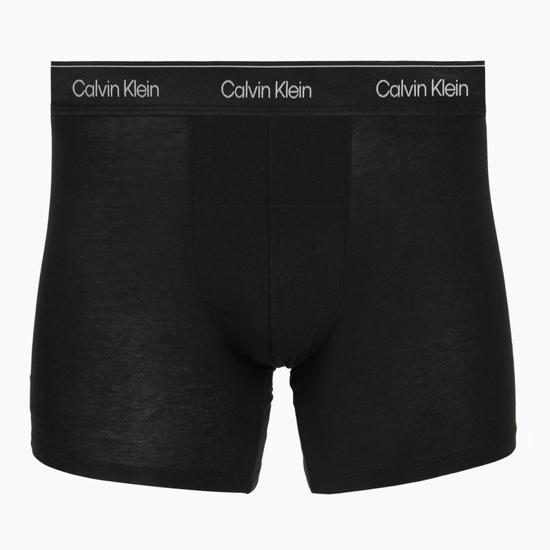 Vyriškos trumpikės Calvin Klein LV00NB4576 Boxer Brief black/goji berry/black 3