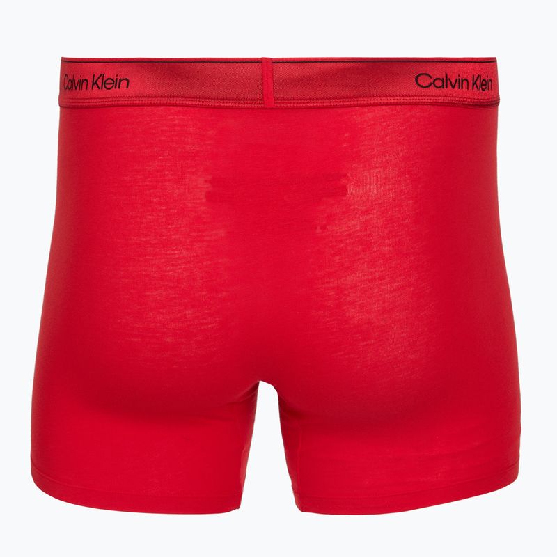 Vyriškos trumpikės Calvin Klein LV00NB4576 Boxer Brief black/goji berry/black 4