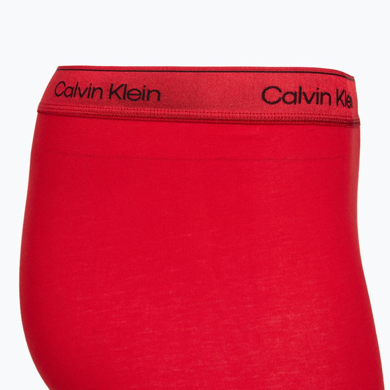 Vyriškos trumpikės Calvin Klein LV00NB4576 Boxer Brief black/goji berry/black 5
