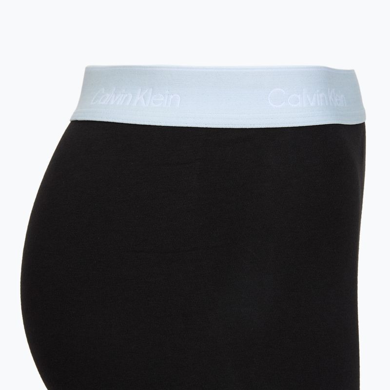 Vyriškos trumpikės Calvin Klein LV00NB4286 Relaxed Fit Trunk black bodies w/ poseidon blue/plein 6