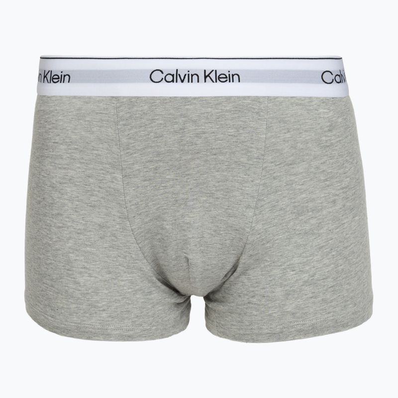 Vyriškos trumpikės Calvin Klein LV00NB4437 Relaxed Fit Trunk grey heather/black/classic white 5