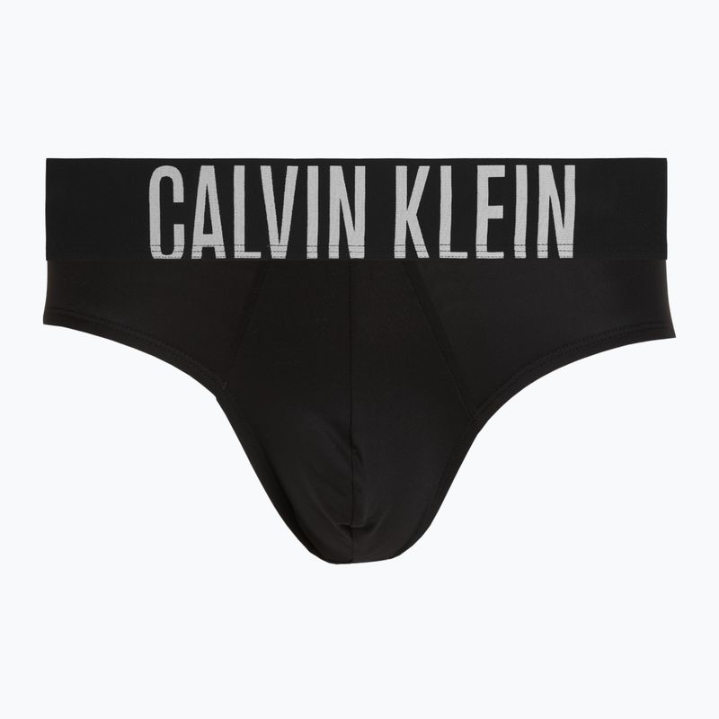 Vyriškos kelnaitės Calvin Klein 000NB3610A Hip Brief black/goji berry/aqua blue 4