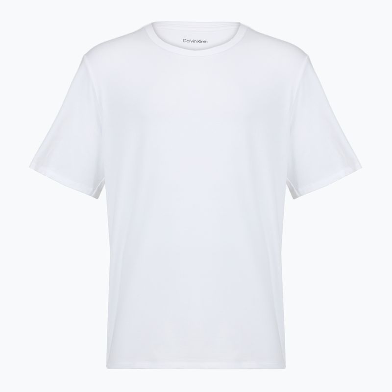 Vyriški marškinėliai Calvin Klein LV00NB4185 Crew Neck black w/ white emb/white w/ black e 2