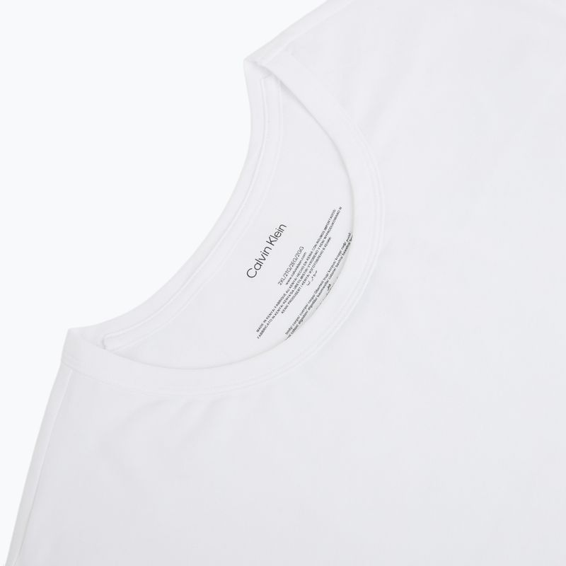 Vyriški marškinėliai Calvin Klein LV00NB4185 Crew Neck black w/ white emb/white w/ black e 6