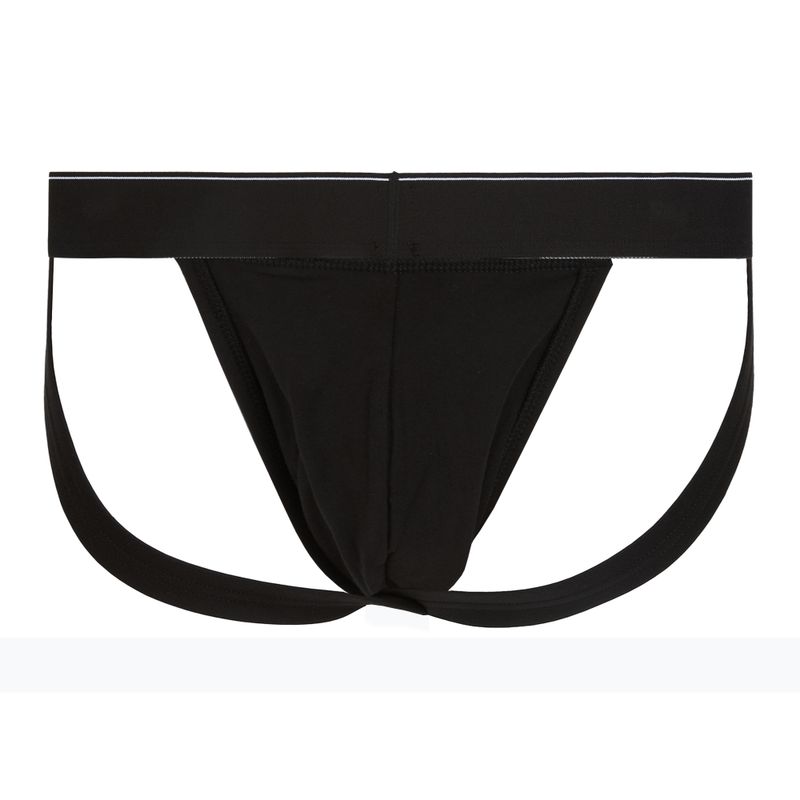 Vyriškos kelnaitės Calvin Klein LV00NB4644 Jock Strap black bodies w/ granite gray/poseid 5