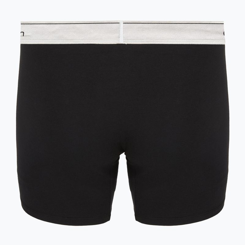 Vyriškos trumpikės Calvin Klein LV00NB4731 Boxer Brief black w/ silver haze wbs 3