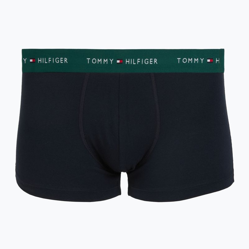 Vyriškos trumpikės Tommy Hilfiger Trunk WB 3 pack nb//white/orna green/utility olive 3