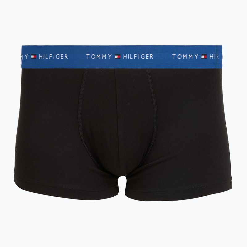 Vyriškos trumpikės Tommy Hilfiger Trunk WB 3 pack nb//opu blu/orna green/ivory silk 3