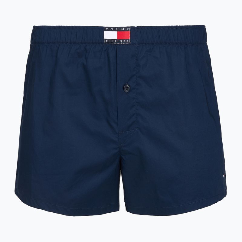 Vyriškos trumpikės Tommy Hilfiger Woven Boxer Print 3 pack chambray flag/carb navy/c navy flag 2