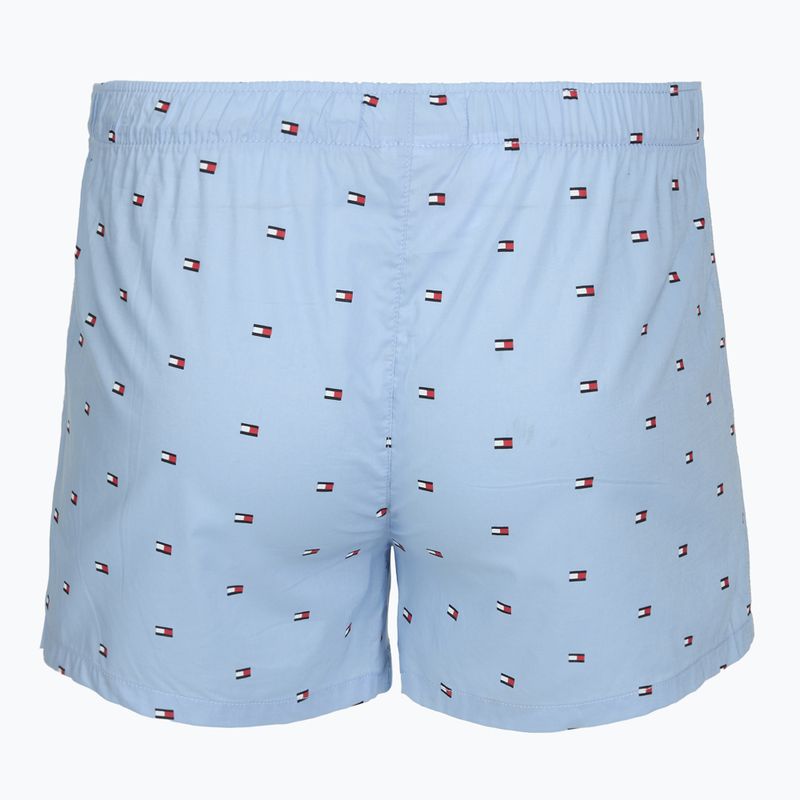 Vyriškos trumpikės Tommy Hilfiger Woven Boxer Print 3 pack chambray flag/carb navy/c navy flag 6