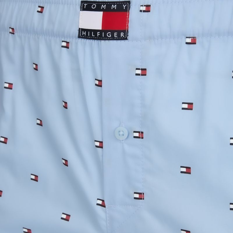 Vyriškos trumpikės Tommy Hilfiger Woven Boxer Print 3 pack chambray flag/carb navy/c navy flag 7