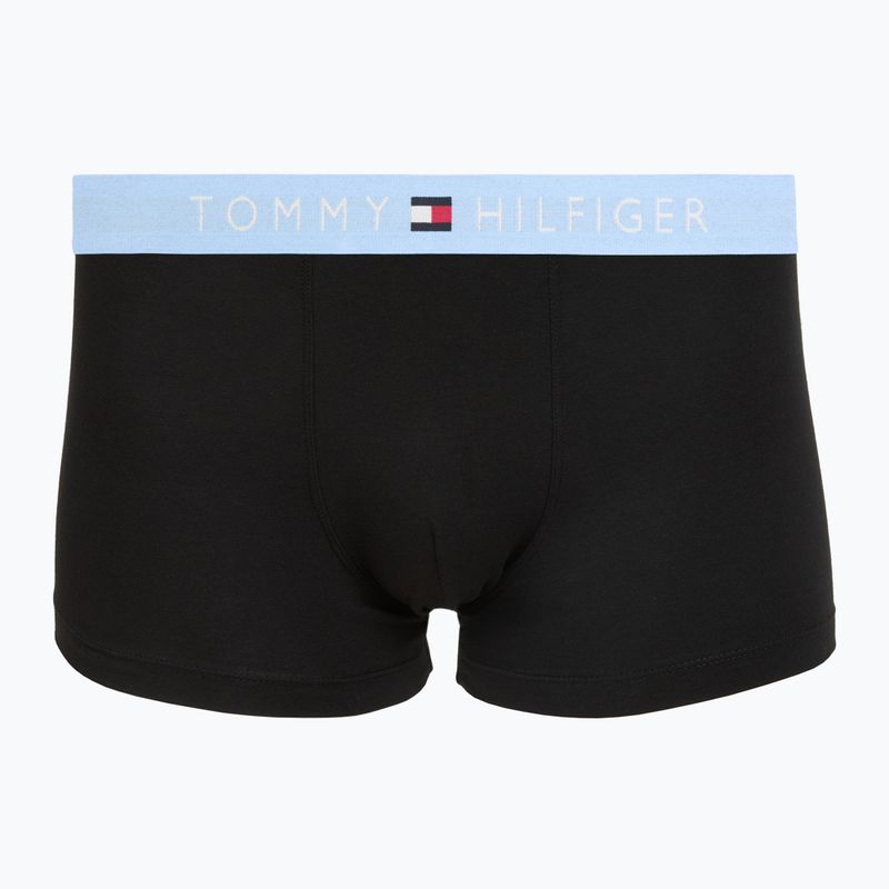 Vyriškos trumpikės Tommy Hilfiger Trunk black/ant silver/ves blue/opu bl/haz te 2