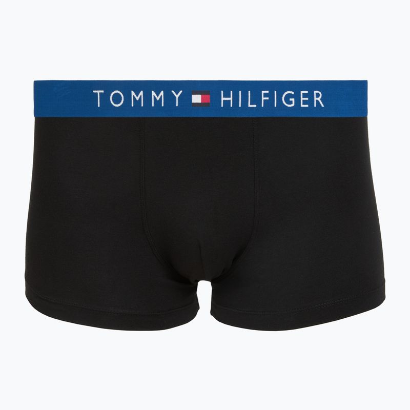 Vyriškos trumpikės Tommy Hilfiger Trunk black/ant silver/ves blue/opu bl/haz te 5