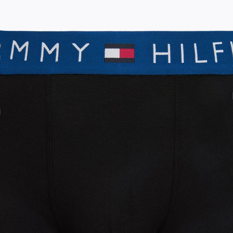 Vyriškos trumpikės Tommy Hilfiger Trunk black/ant silver/ves blue/opu bl/haz te 8