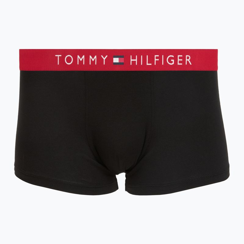 Vyriškos trumpikės Tommy Hilfiger Trunk WB 3 pack medium red/rasp juice/burgundy 2