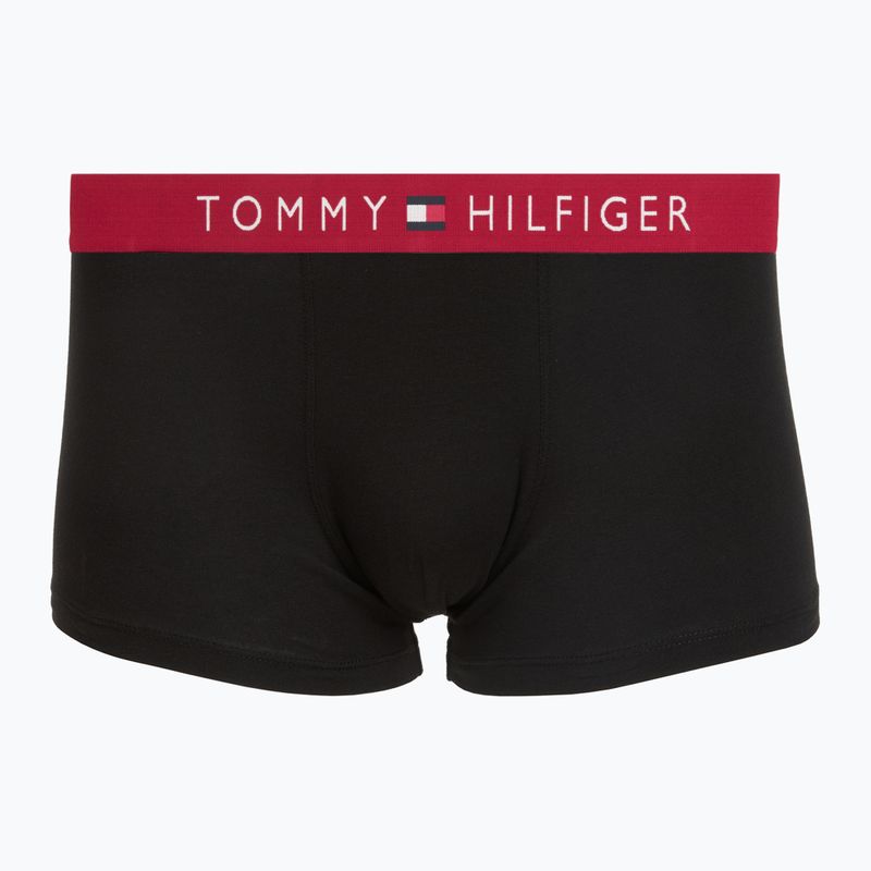 Vyriškos trumpikės Tommy Hilfiger Trunk WB 3 pack medium red/rasp juice/burgundy 3