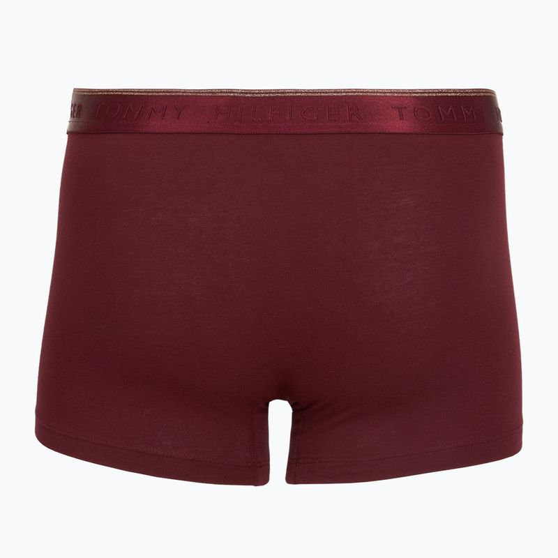 Vyriškos trumpikės Tommy Hilfiger Trunk 3 pack navy blue/nocturnal green/burgundy 5