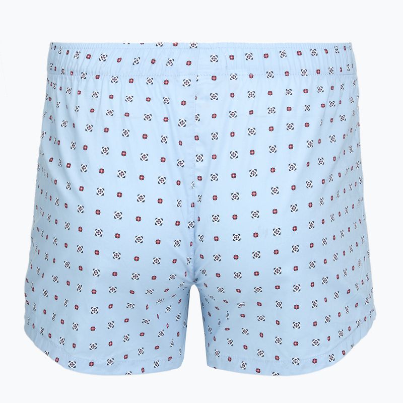 Vyriškos trumpikės Tommy Hilfiger Woven Boxer Print 3 pack rwb foulard/med red/rwb w chck 5
