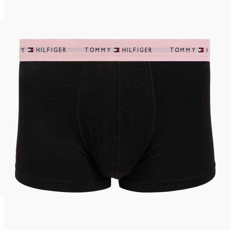 Vyriškos trumpikės Tommy Hilfiger Trunk WB 3 pack utility sage/black/bonita pink 2