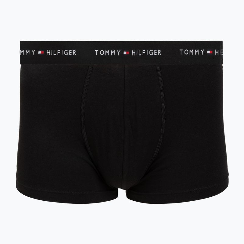 Vyriškos trumpikės Tommy Hilfiger Trunk WB 3 pack utility sage/black/bonita pink 4