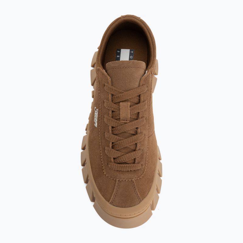 Moteriški batai Tommy Jeans Platform Sneaker Suede warm khaki 5