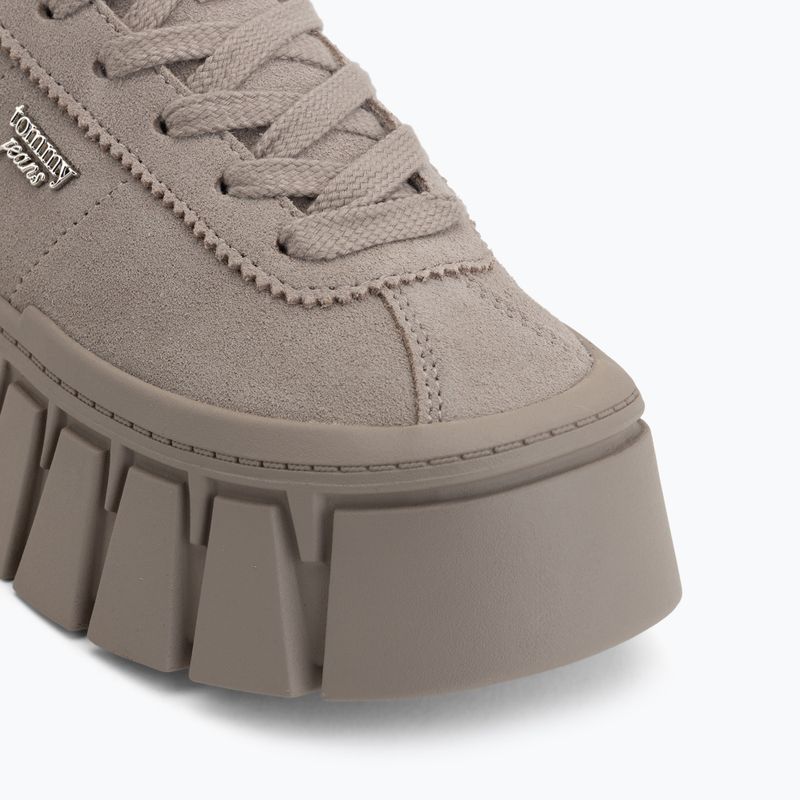 Moteriški batai Tommy Hilfiger TJW Platform Sneaker Suede limeston dust 7