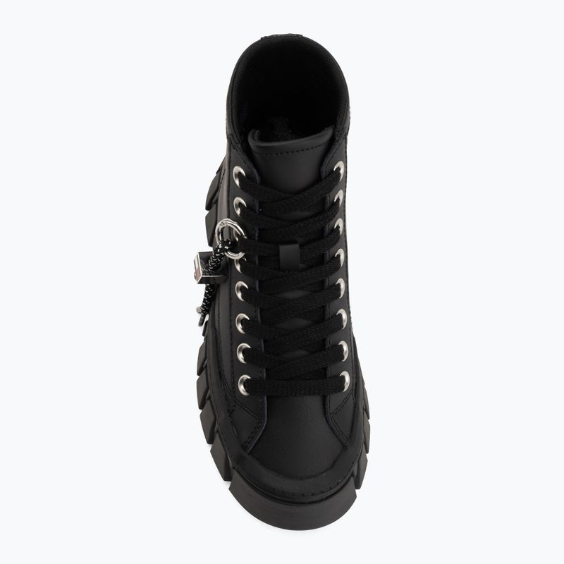 Moteriški batai Tommy Jeans Platform Sneaker Leather Mc black 5