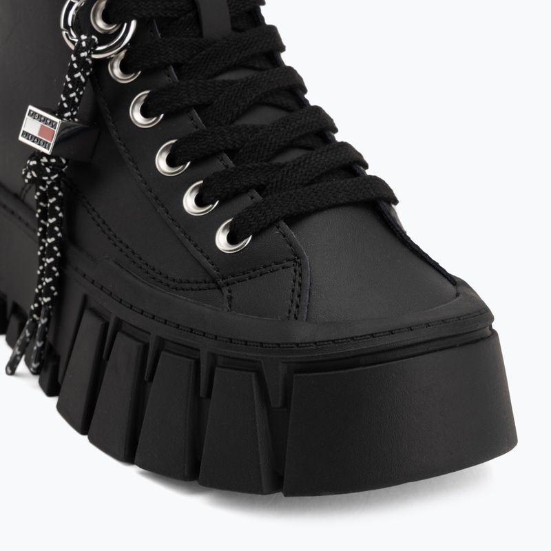 Moteriški batai Tommy Jeans Platform Sneaker Leather Mc black 7