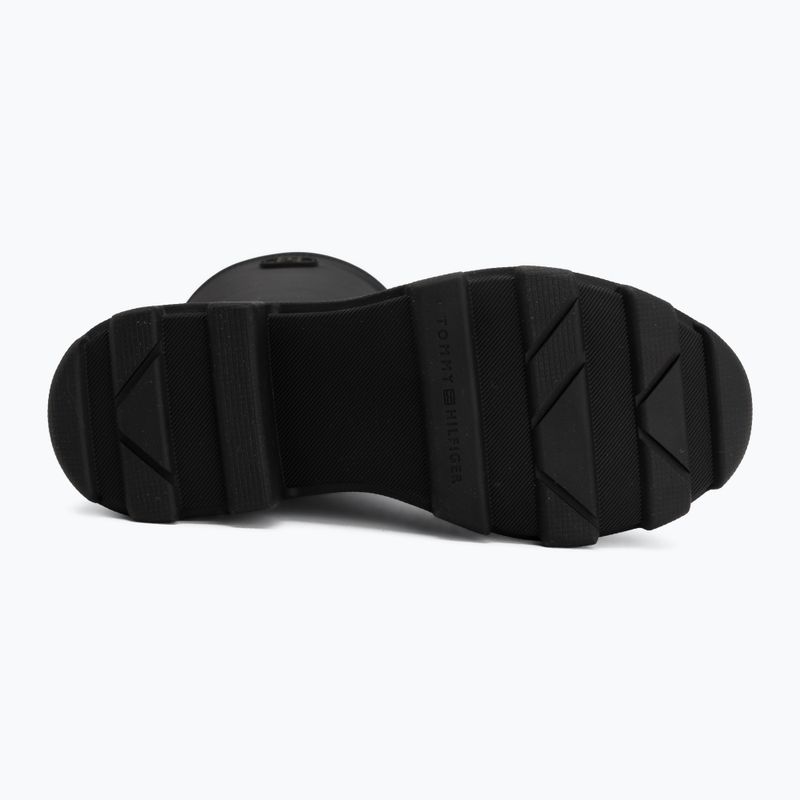 Moteriški guminiai batai Tommy Hilfiger Stamp Warm Knee black 4