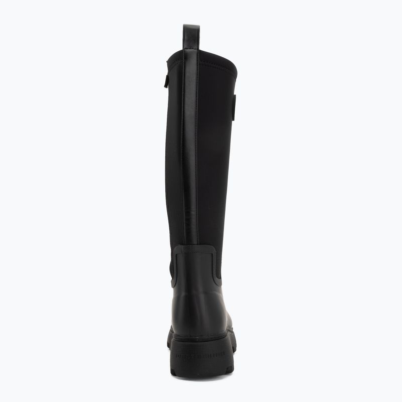 Moteriški guminiai batai Tommy Hilfiger Stamp Warm Knee black 6