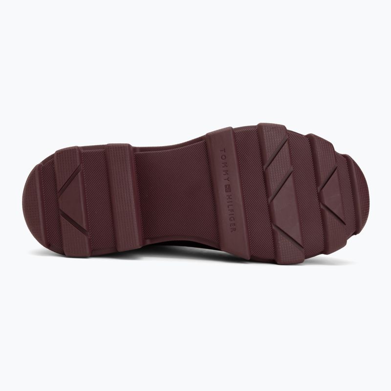 Moteriški guminiai batai Tommy Hilfiger Stamp Warm Ankle oxblood 4