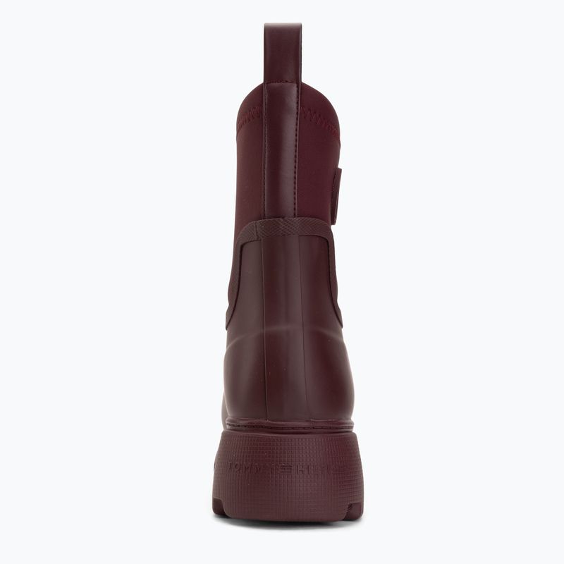Moteriški guminiai batai Tommy Hilfiger Stamp Warm Ankle oxblood 6