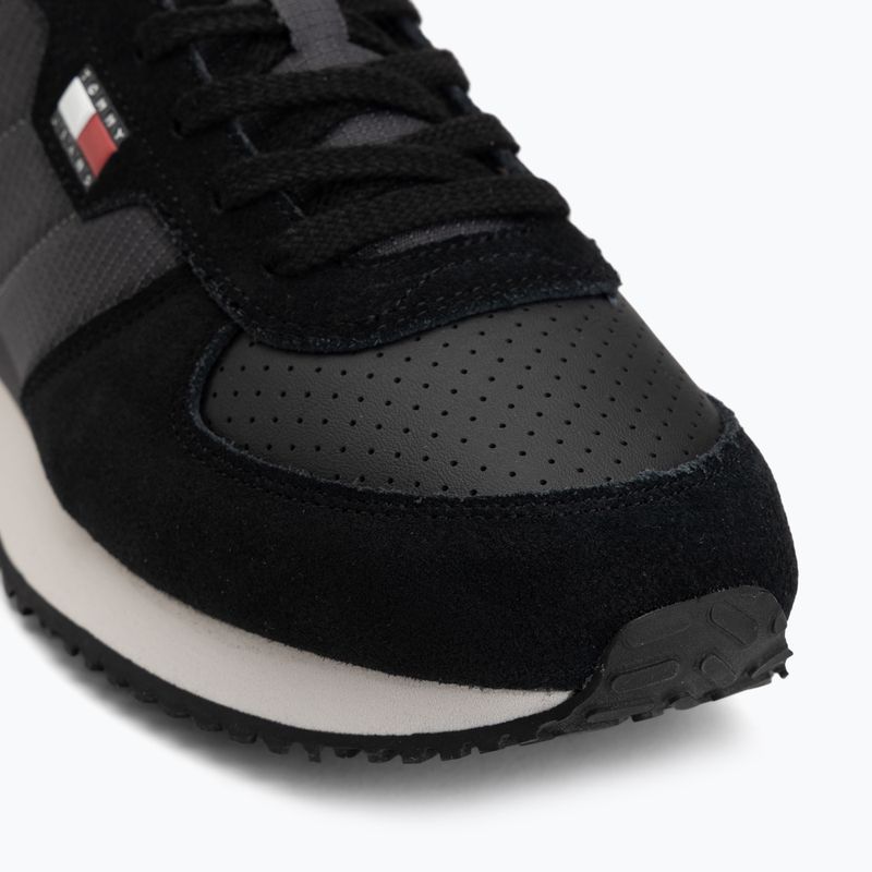 Vyriški batai Tommy Jeans Runner Flag Mix washed black/stratus grey 7